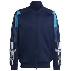 Tracksuits*adidas Originals Funnel Neck Regular Fit Athletic Tops in Blue