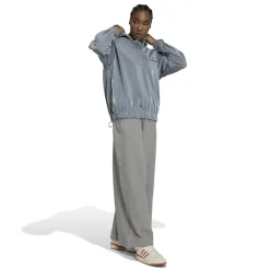 Sweatshirts*adidas Originals Hooded Relaxed Fit Long Sleeve Sweatshirt in Grey