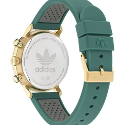Jewellery-Watches*adidas Originals One Chrono Stainless Steel Fashion Analogue Watch in Gold