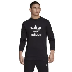 Sweatshirts*adidas Originals Trefoil Sweatshirt in Black