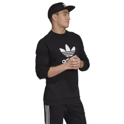 Sweatshirts*adidas Originals Trefoil Sweatshirt in Black