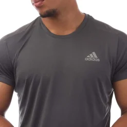 Fitness And Gym Tops*adidas Own The Run T-Shirt in Grey