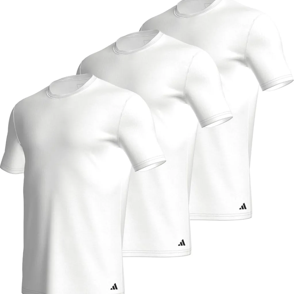 Fitness And Gymwear|Fitness And Gym Tops*adidas 3pk T-Shirts in White
