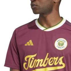 Football And Rugby Clothing*adidas Portland Timbers Third Shirt 2024 2025 Adults in Red