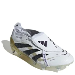 Football Boots*adidas Predator Elite Fold Over Tongue Adults Soft Ground Football Boots in White