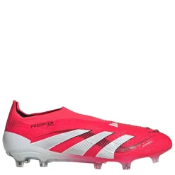 Football Boots*adidas Predator Elite Laceless Firm Ground Football Boots in Red