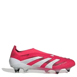 Football Boots*adidas Predator Elite Laceless Soft Ground Football Boots in Red