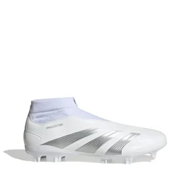 Football Boots*adidas Predator League Laceless FG Football Boots in White