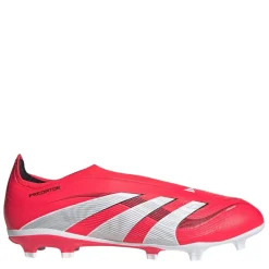 Football Boots*adidas Predator League Laceless Firm Ground Football Boots in Red