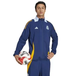 Tracksuits*adidas Real Madrid Anthem Jacket 2024 2025 Adults in Blue