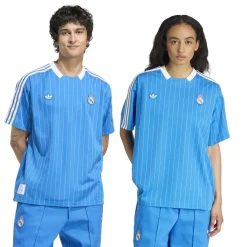 Football And Rugby Clothing*adidas Real Madrid Icons Shirt 2025 2026 Adults in Blue