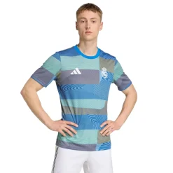 Football And Rugby Clothing*adidas Real Madrid Pre Match Shirt 2025 2026 Adults in Blue