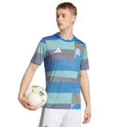 Football And Rugby Clothing*adidas Real Madrid Pre Match Shirt 2025 2026 Adults in Blue