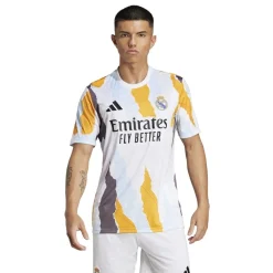 Football And Rugby Clothing*adidas Real Madrid Pre Match Shirt 2024 2025 Adults in White