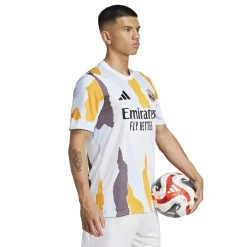Football And Rugby Clothing*adidas Real Madrid Pre Match Shirt 2024 2025 Adults in White