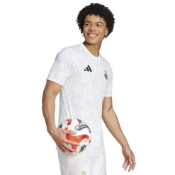 Football And Rugby Clothing*adidas Real Madrid Pre Match Shirt 2024 2025 Adults in White