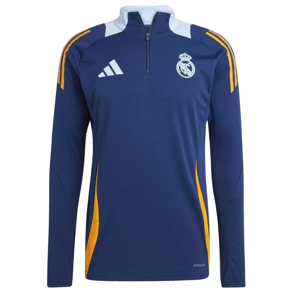 Fitness And Gymwear*adidas Real Madrid Training Drill Top 2024 2025 Adults in Blue
