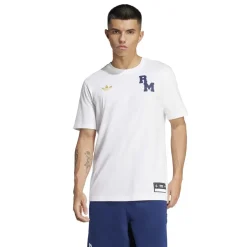 Football And Rugby Clothing*adidas Real Madrid Vrct Tee in White