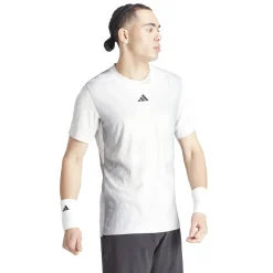 Fitness And Gym Tops*adidas Regular Fit Crew Neck Long Sleeve T-Shirt in White