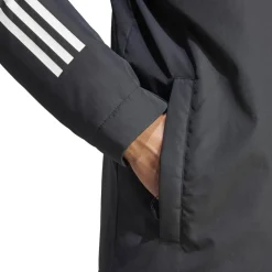 Coats And Jackets*adidas 3s Hooded Jacket in Black