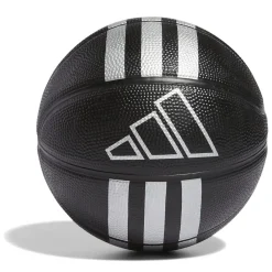Assorted*adidas 3s Rubber Mini Basketball in Black