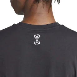 Football And Rugby Clothing*adidas Short Sleeve T-Shirt Top in Black