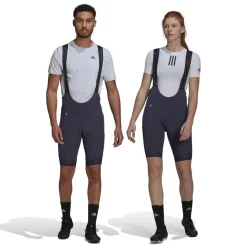 Fitness And Gymwear|Fitness And Gym Pants*adidas Skinny Fit Biking Bib Shorts in Blue