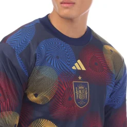 T-Shirts And Vests*adidas Spain Pre-Match Warm Top in Blue