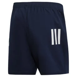 Shorts*adidas 3-Stripes Rugby Shorts in Navy-White