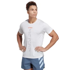 Fitness And Gym Tops*adidas Terrex Agravic Trail Running T-Shirt in White