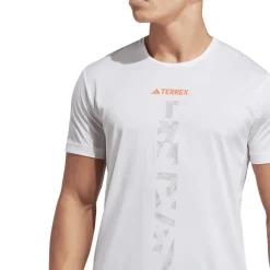 Fitness And Gym Tops*adidas Terrex Agravic Trail Running T-Shirt in White