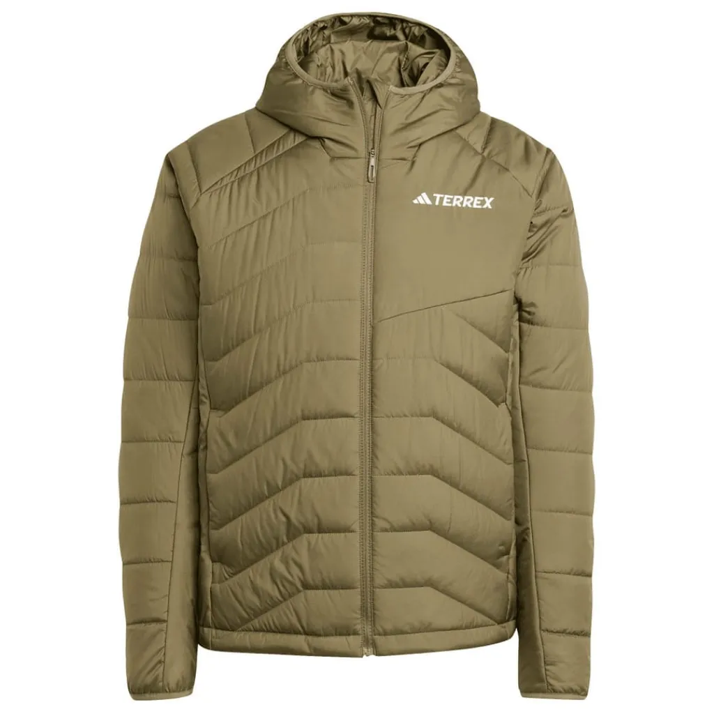 Coats And Jackets*adidas Terrex Multi Synthetic Insulated Hooded Jacket in olive