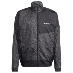 Coats And Jackets*adidas Terrex Trail Running Wind Jacket in Charcoal