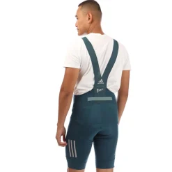 Fitness And Gym Shorts*adidas The Padded Cycling Bib Shorts in Green