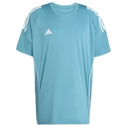 Football And Rugby Clothing*adidas Tiro Slim Fit Crew Neck T-Shirt in Blue