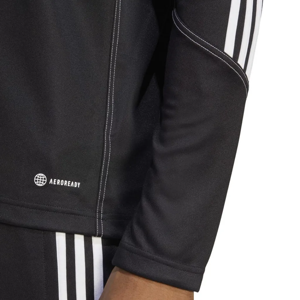 Tracksuits*adidas Tiro23 Zip Neck Athletic Sweatshirt in Black