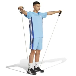 Fitness And Gymwear*adidas Train Essentials Colourblock T-Shirt Adults in Blue