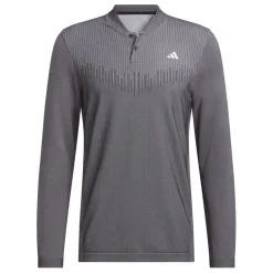 Fitness And Gym Tops|Fitness And Gymwear*adidas Ultimate365 Tour Primeknit Long Sleeve Polo Shirt in Black