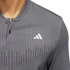 Fitness And Gym Tops|Fitness And Gymwear*adidas Ultimate365 Tour Primeknit Long Sleeve Polo Shirt in Black