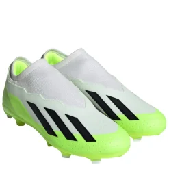 Football Boots*adidas X Crazyfast League Laceless Firm Ground Football Boots in White