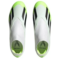 Football Boots*adidas X Crazyfast League Laceless Firm Ground Football Boots in White