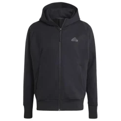 Tracksuits*adidas Z.N.E. Hooded Regular Fit Athletic Top in Black