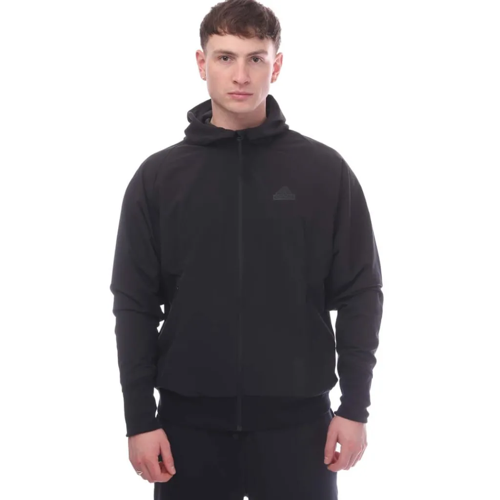 Tracksuits*adidas Z.N.E. Woven Full-Zip Hooded Track Top in Black
