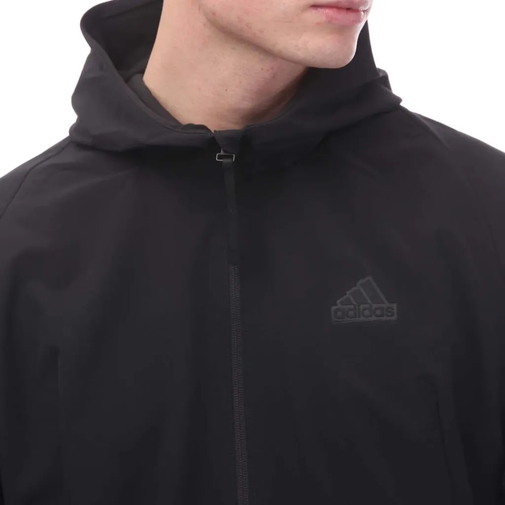 Tracksuits*adidas Z.N.E. Woven Full-Zip Hooded Track Top in Black