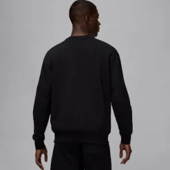 Sweatshirts*Air Jordan Mens Essentials Fleece Crew in Black