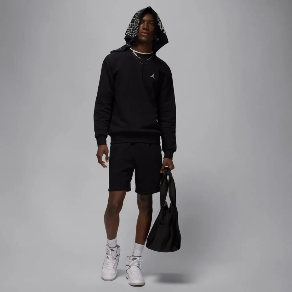 Sweatshirts*Air Jordan Mens Essentials Fleece Crew in Black