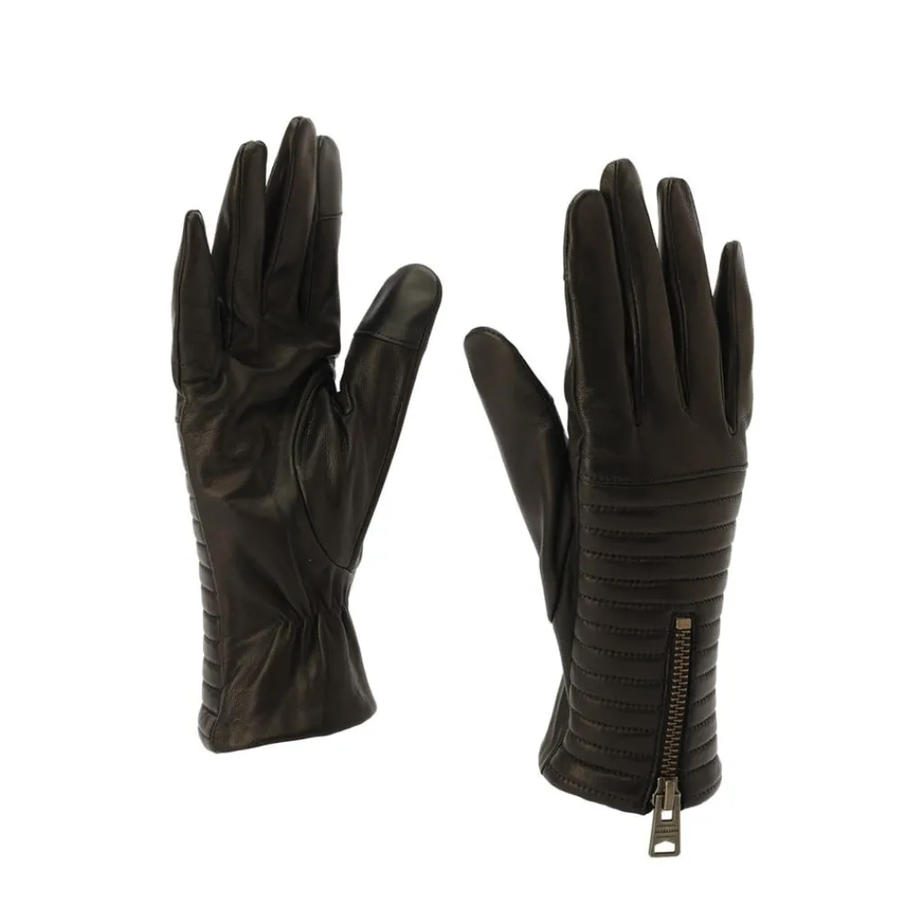 Gloves-Scarves-Umbrellas*AllSaints Estella Lthr Glv in Black