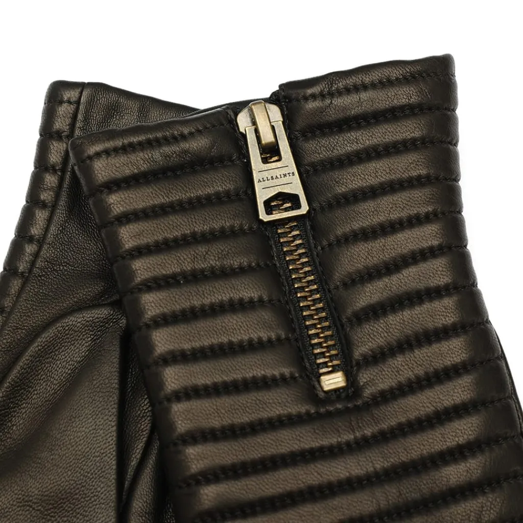Gloves-Scarves-Umbrellas*AllSaints Estella Lthr Glv in Black