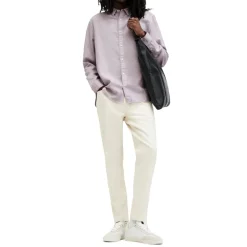 Shirts*AllSaints Laguna Regular Fit Long Sleeve Shirt in Purple