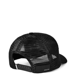 Caps-Hats*Amiri Logo Trucker Cap in Black